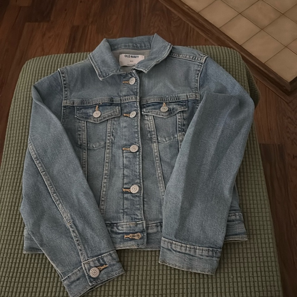 Girls barely worn Jean jacket! Great for fall!